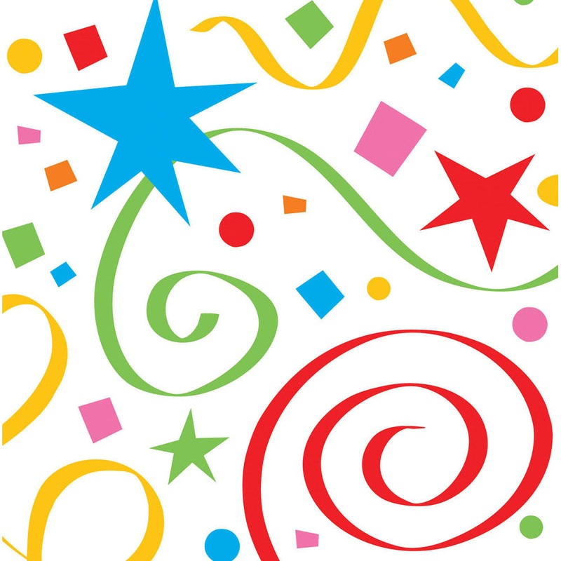 Party Streamers Beverage Napkins (16ct)