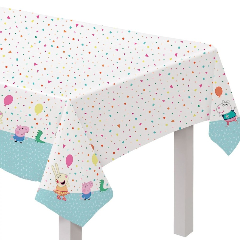 Peppa Pig Confetti Party Plastic Table Cover (1ct)
