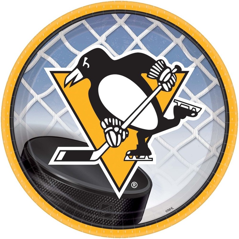 Pittsburgh Penguins Dessert Plates (8ct)