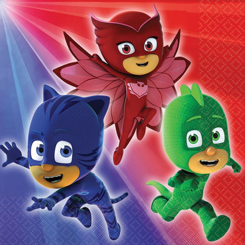PJ Masks Beverage Napkins (16 ct)