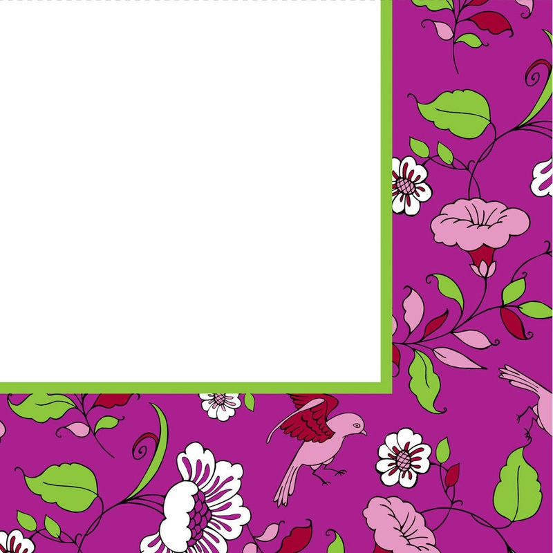 Plumeria Dinner Napkins (16ct)