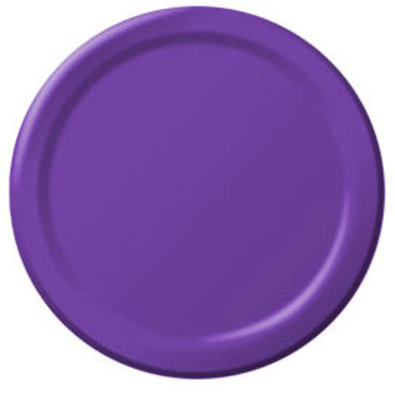 Purple 9" Paper Plate 8 ct