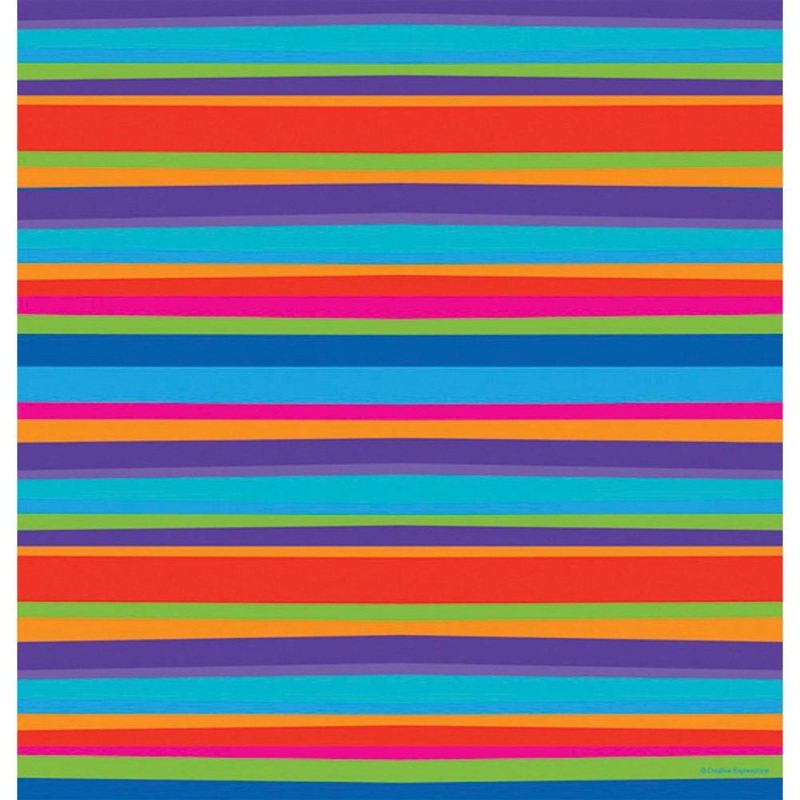 Retirement Stripes Plastic Tablecover