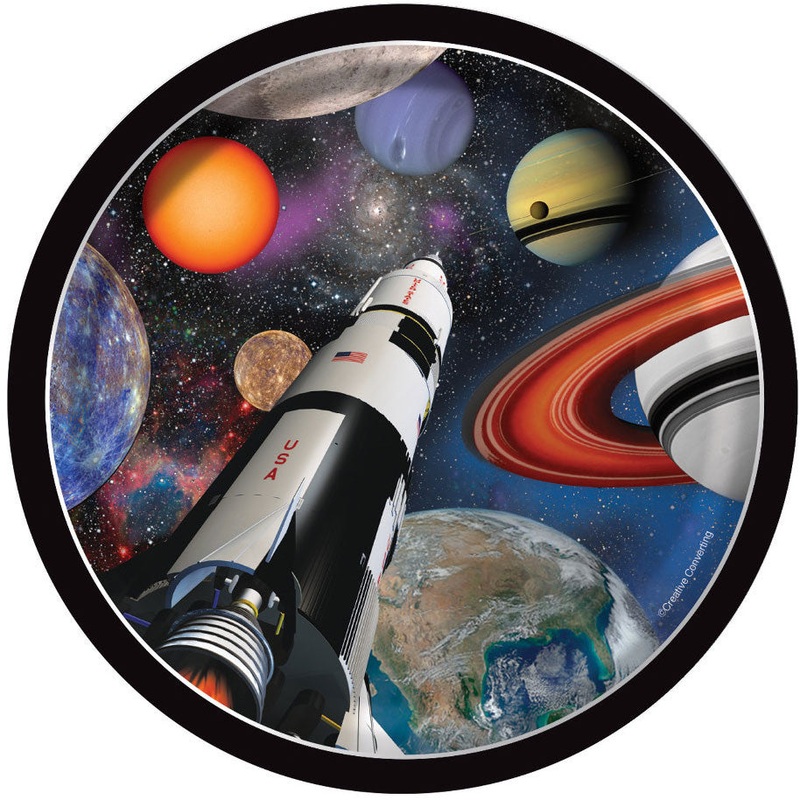 Space Blast Dessert Plates (8ct)