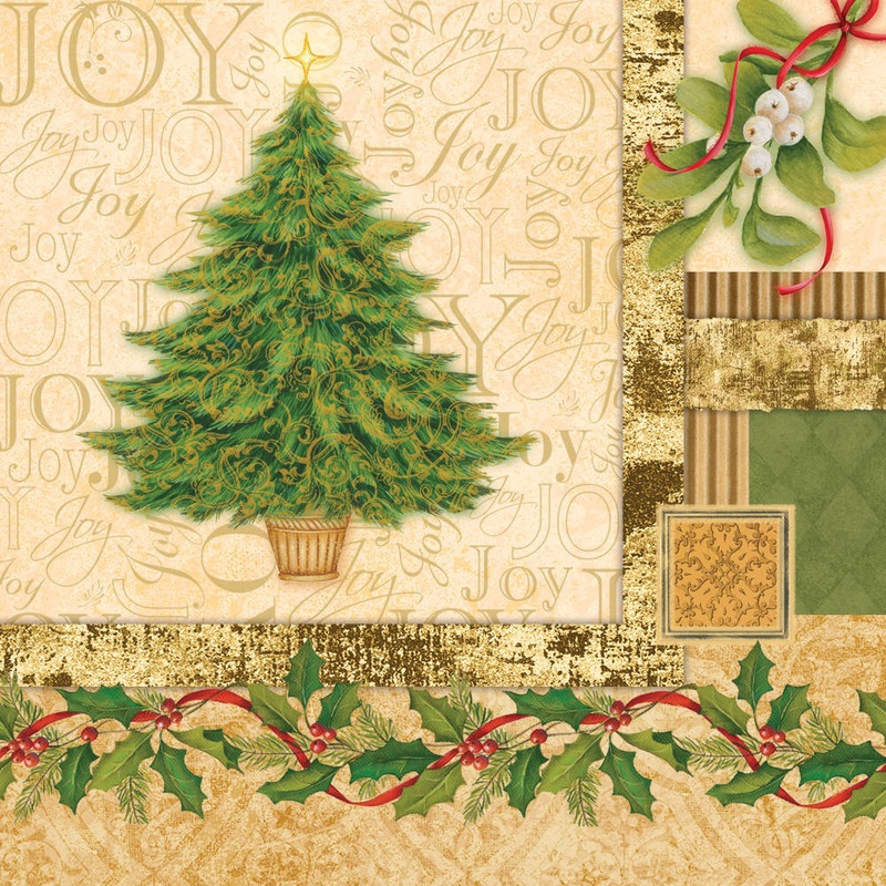 Tree Collage Luncheon Napkins (16ct)