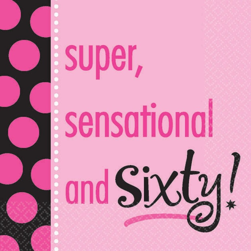 60 Another Year of Fabulous Beverage Napkins (16ct)