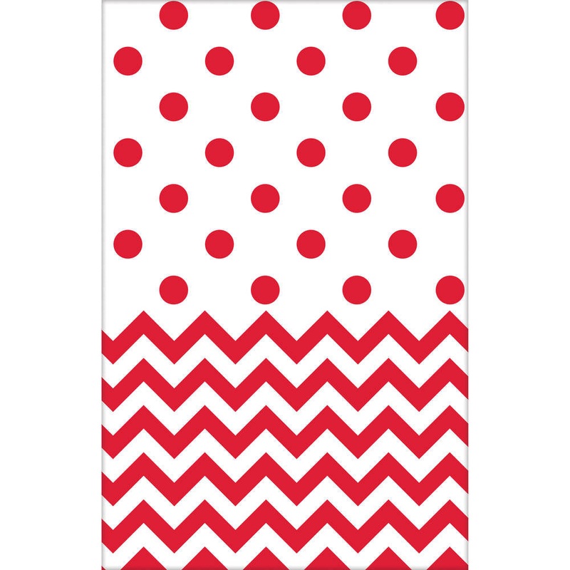 Apple Red Plastic Tablecover