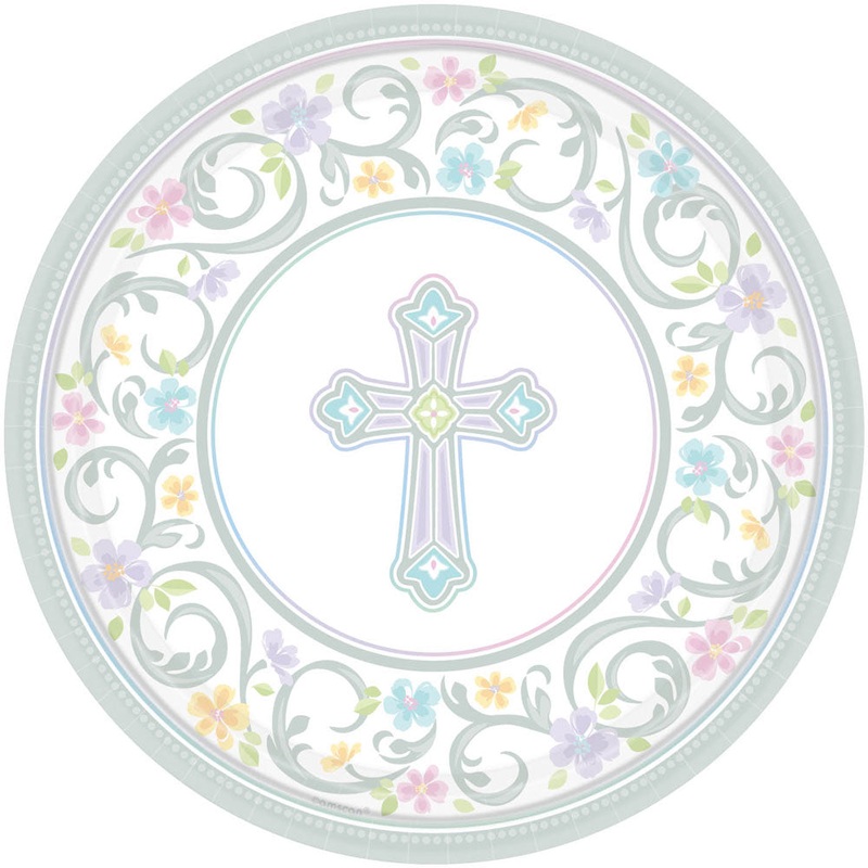 Blessed Day Banquet Plates (18ct)