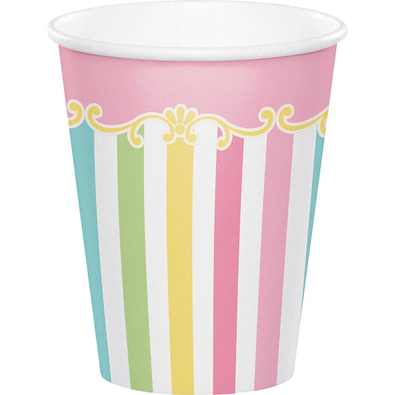 Carousel 9oz Paper Cups (8 ct)