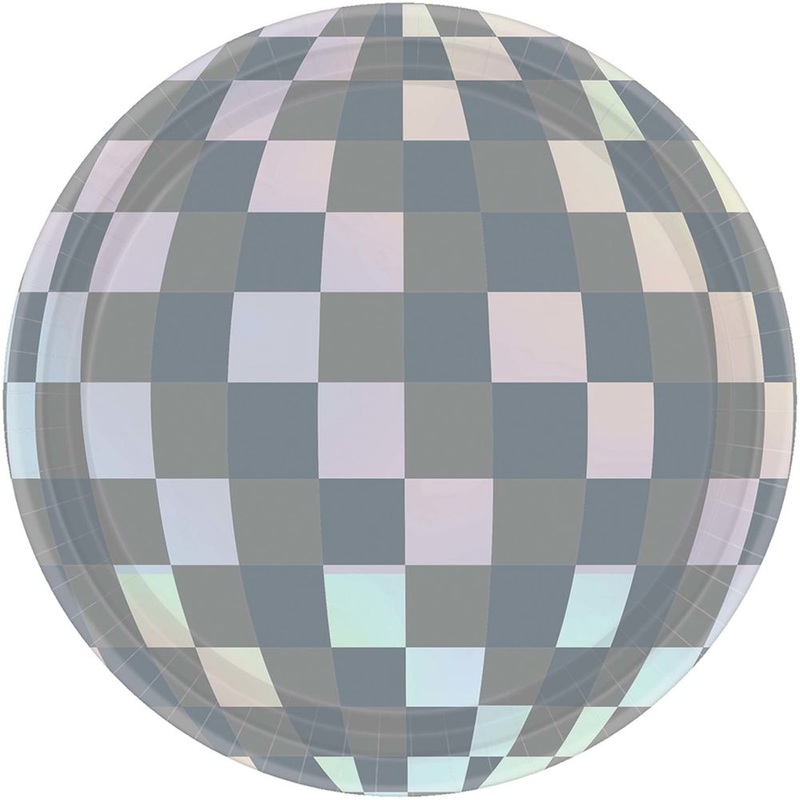 Disco Ball Drop Dessert Plates (8 ct)