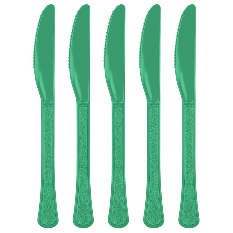 Festive Green Heavy Weight Premium Knife 20 ct