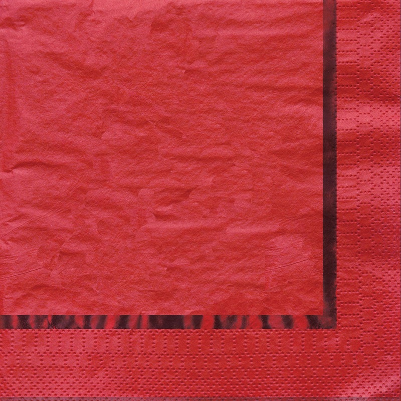 Glitz Red Beverage Napkins (16ct)