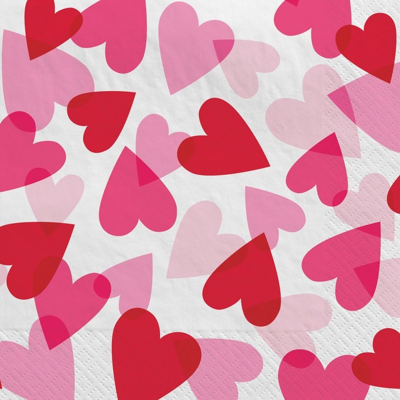 Heart Party Luncheon Napkins (40ct)