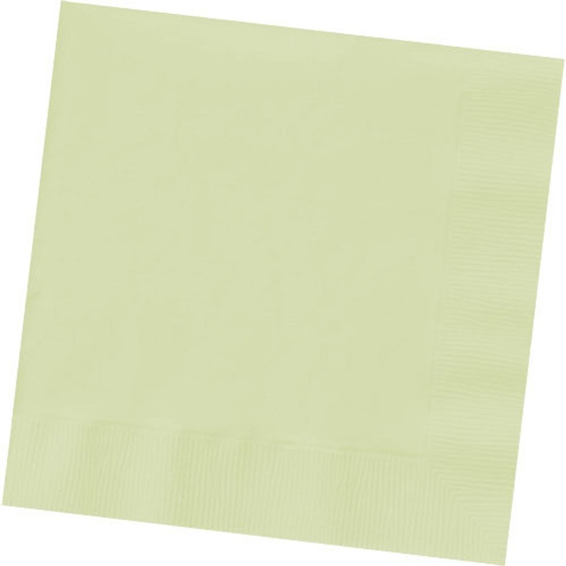 Leaf Green Big Party Pack Luncheon Napkin 2 PLY 125 ct