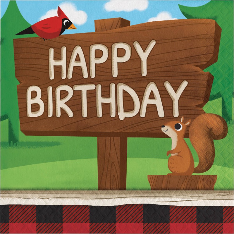 Lum Bear Jack Happy Birthday Luncheon Napkins (16 ct)