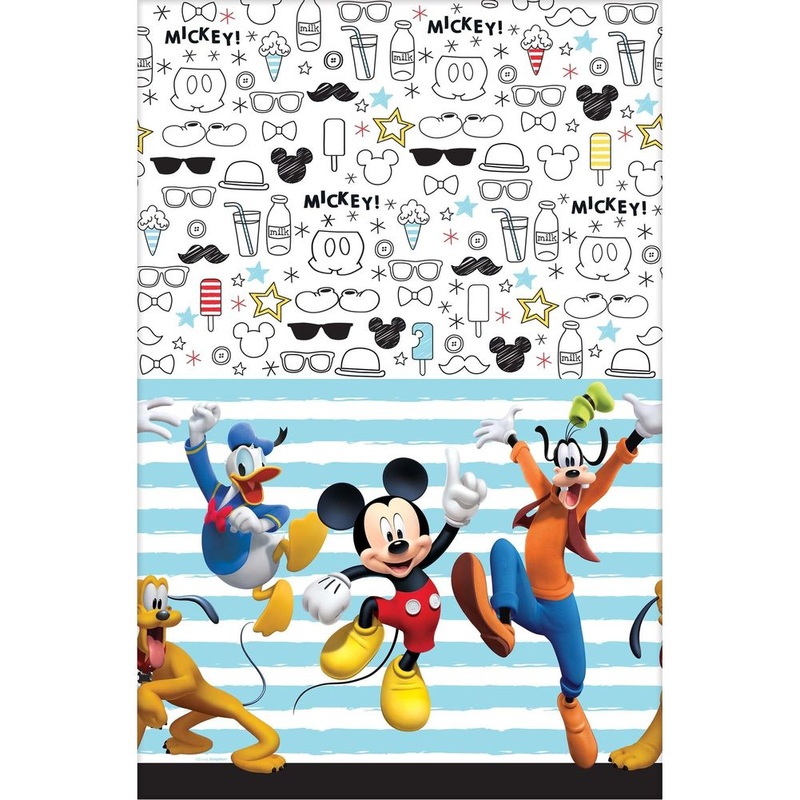 Mickey On The Go Plastic Rectangle Tablecover