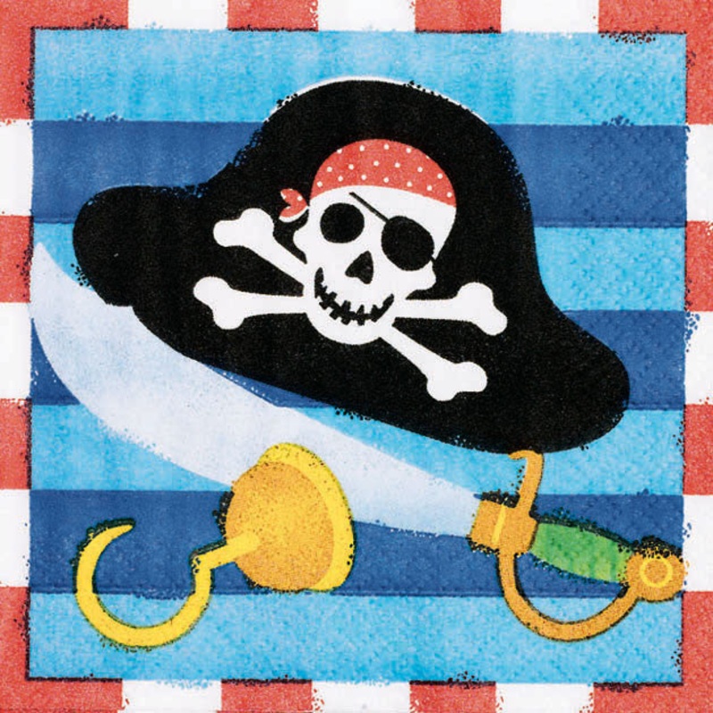 Pirate's Treasure Beverage Napkins (16ct)
