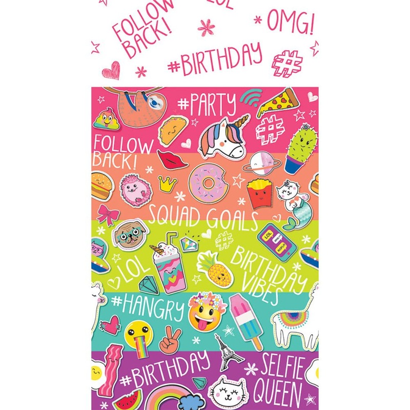 Selfie Celebration Paper Rectangle Tablecover