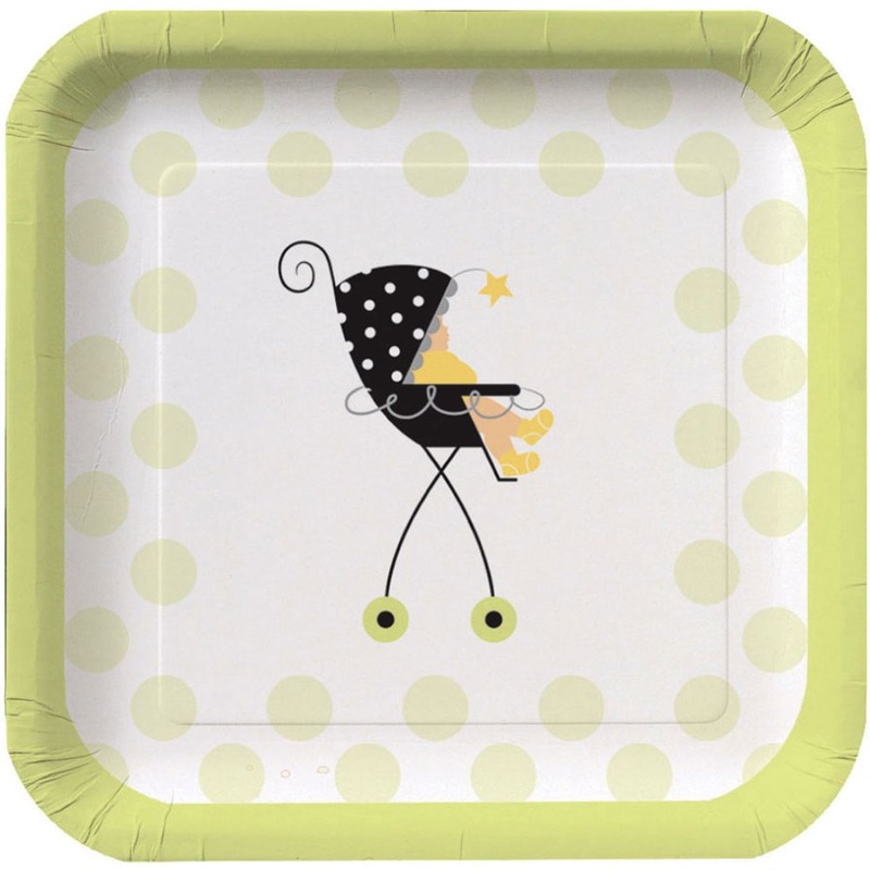 Stroller Fun Dessert Plates (8ct)
