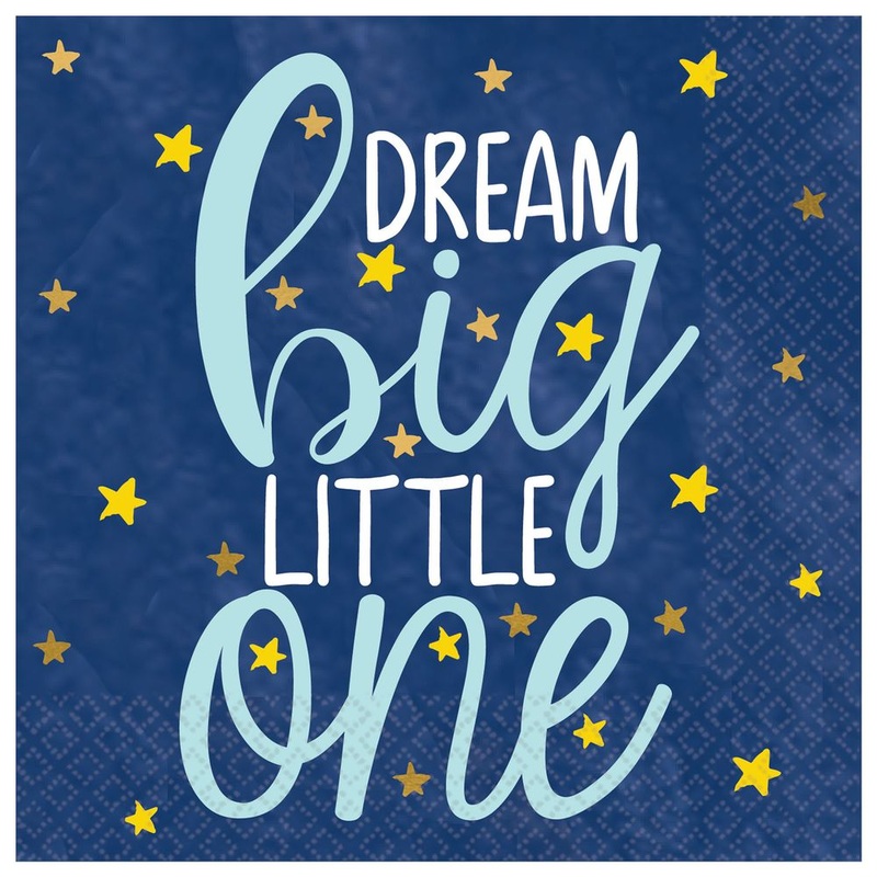 Twinkle Little Star Beverage Napkins, 16ct