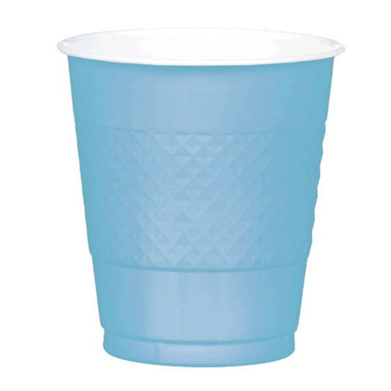 Baby Blue 12oz Plastic Cups (20ct)