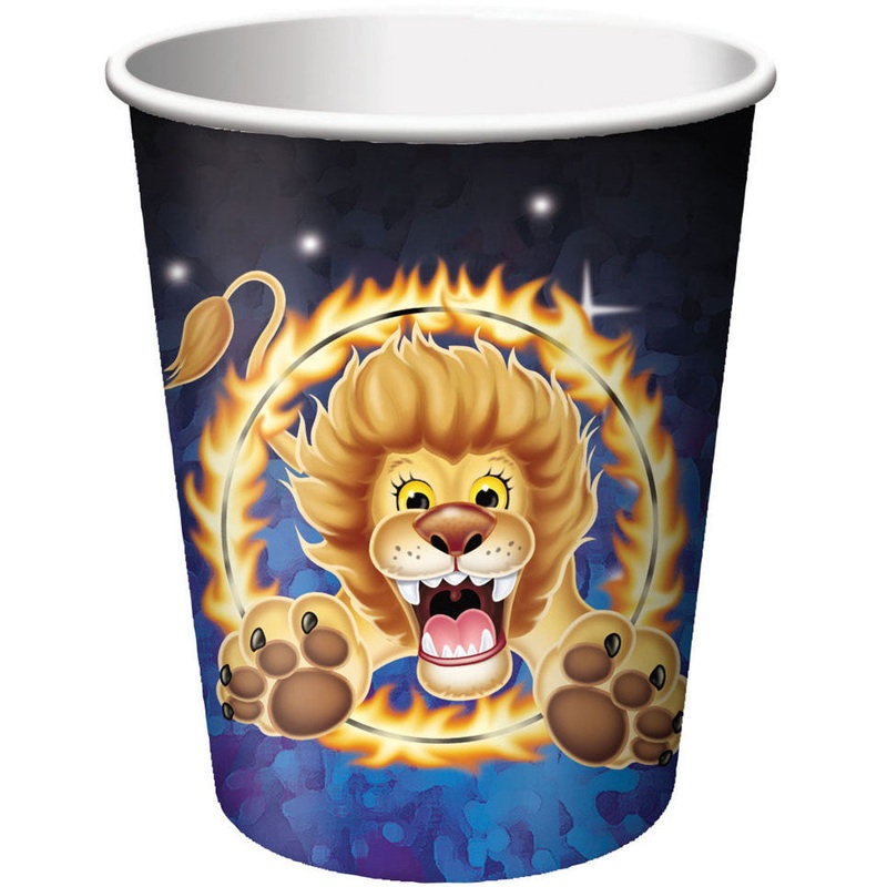 Big Top Birthday 9oz Cups (8ct)