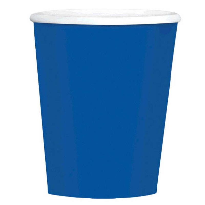 Bright Royal Blue 12oz Coffee Cups
