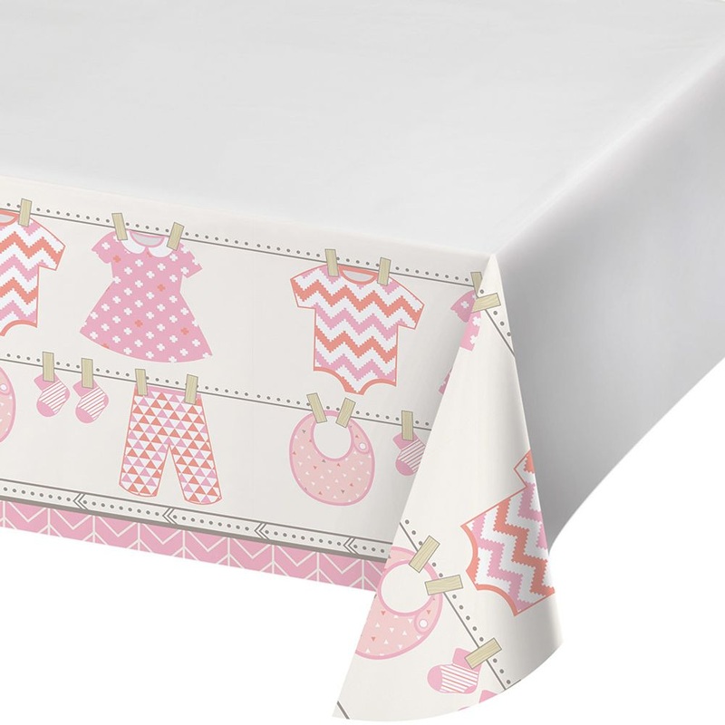 Bundle of Joy Girl Plastic Rectangle Tablecover