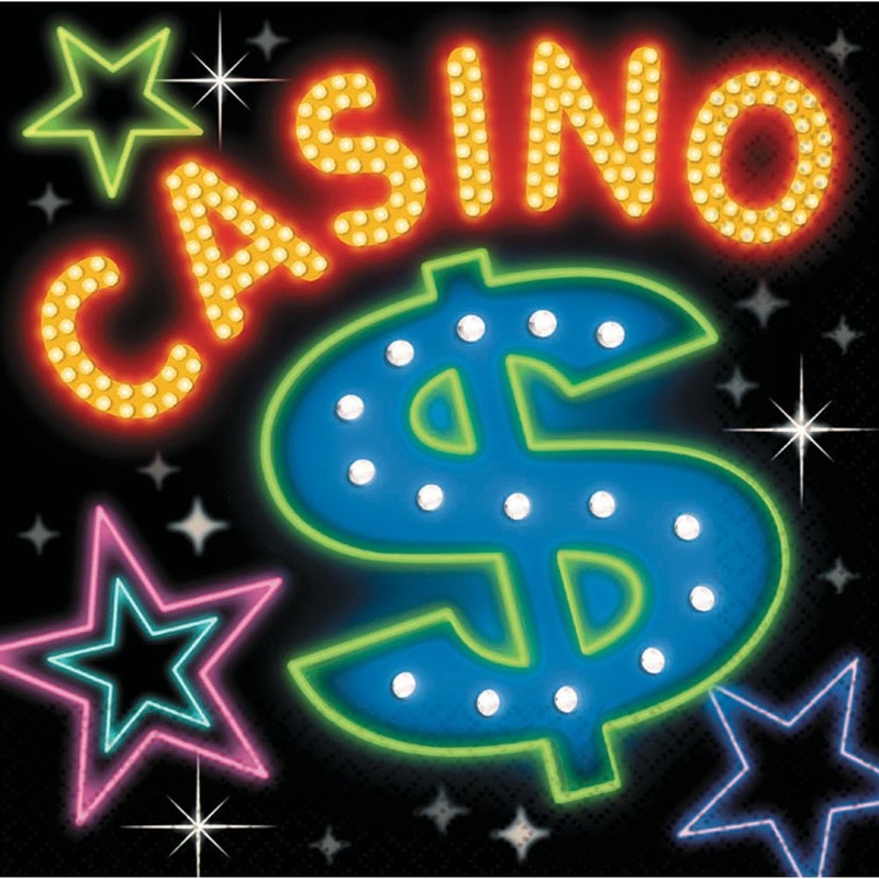 Casino Luncheon Napkins (16ct)