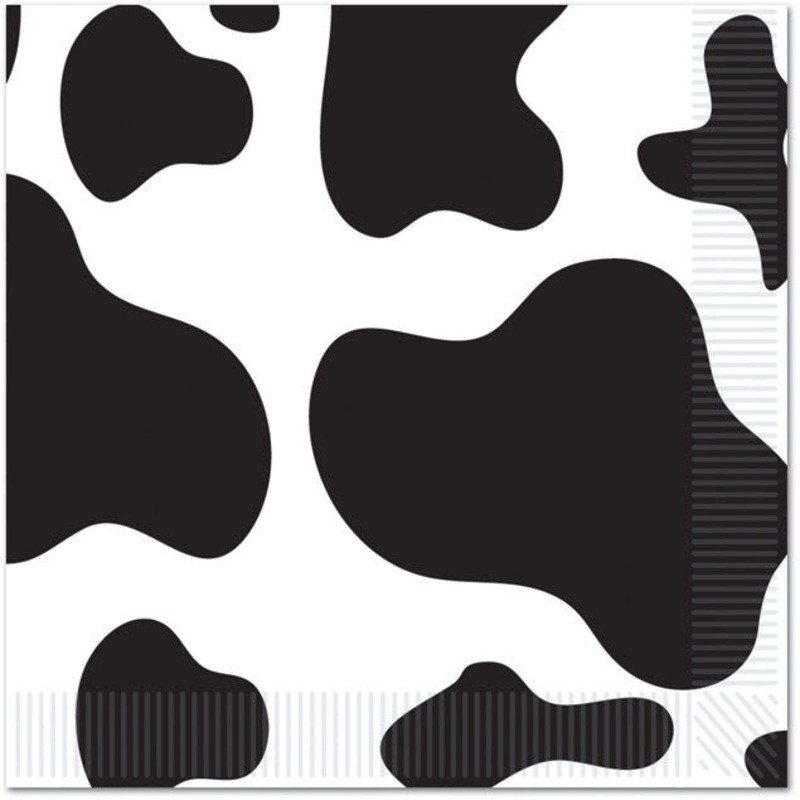Cow Print Luncheon Napkins