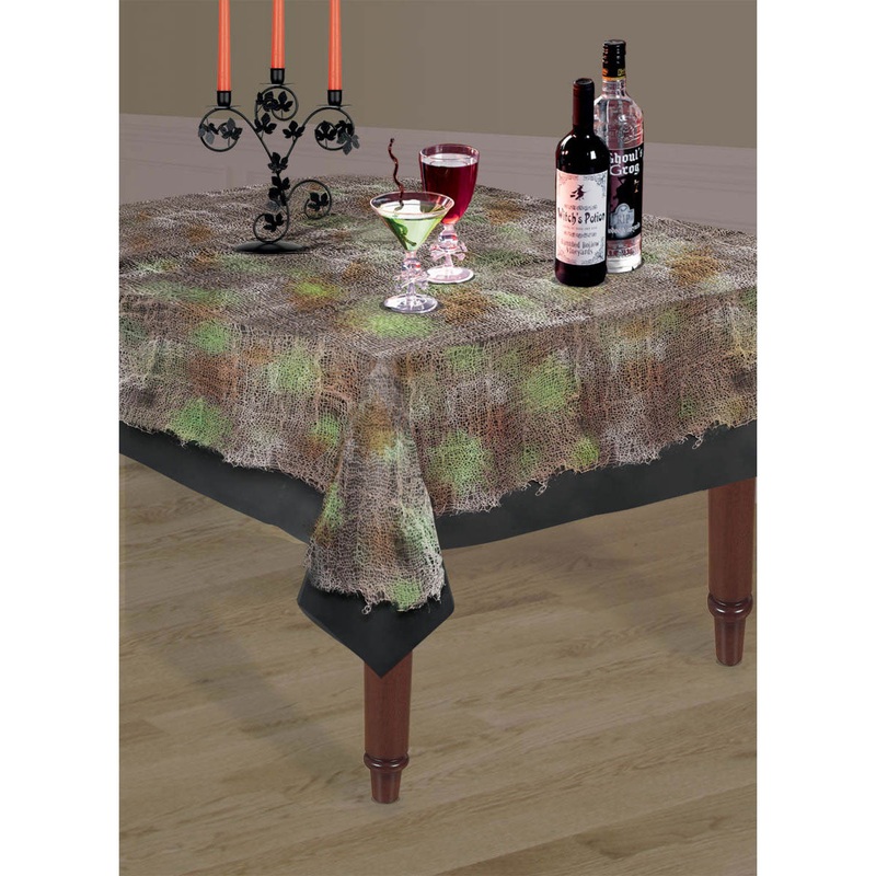 Gray Gauze Tablecover