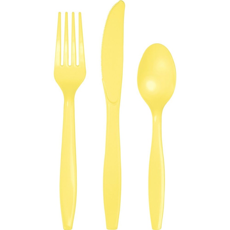 Mimosa Plastic Cutlery (24 per