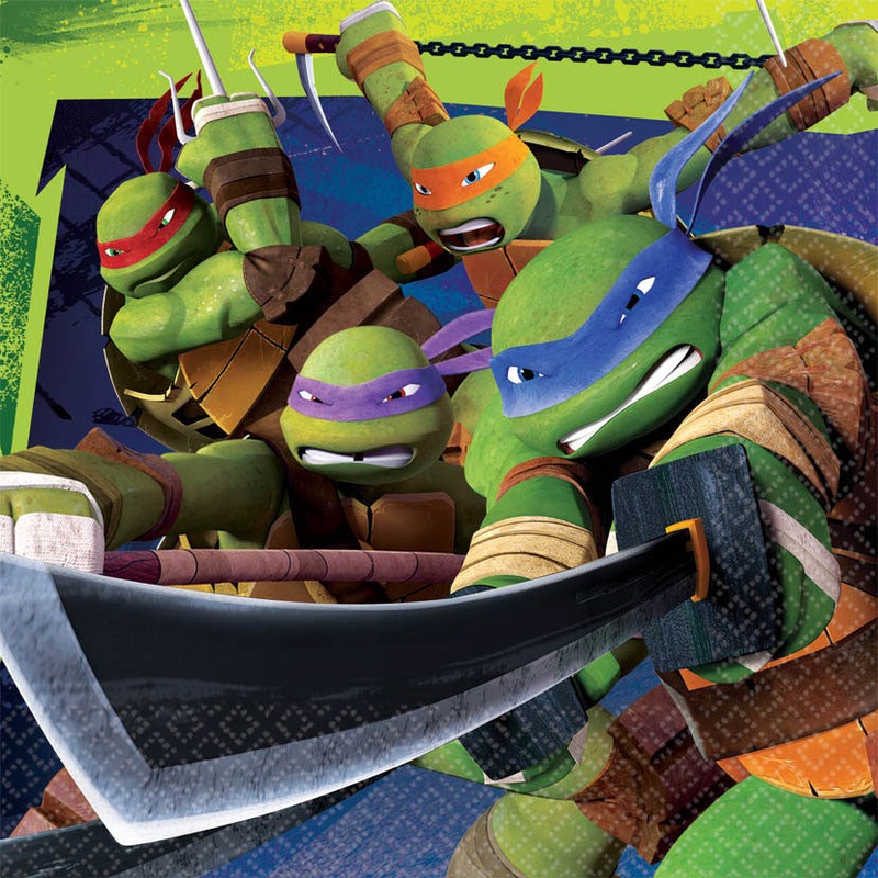 Ninja Turtles Luncheon Napkins (16ct)