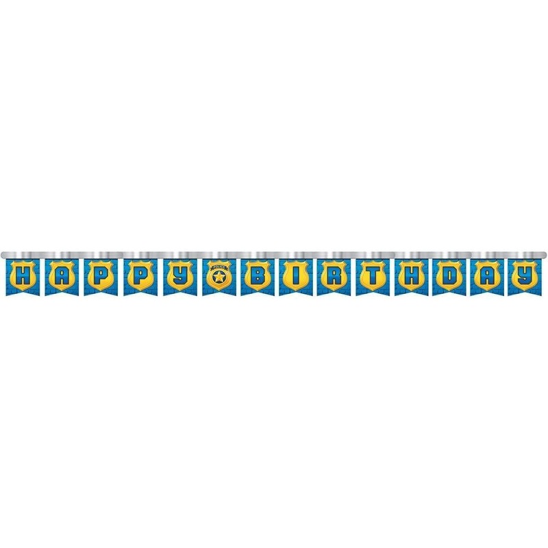 Police Party Jointed Letter Banner