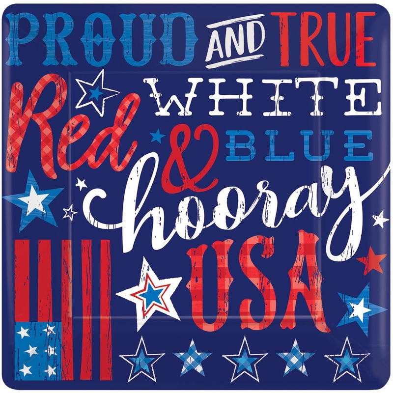 Proud & True Paper Dessert Plates (18 ct)