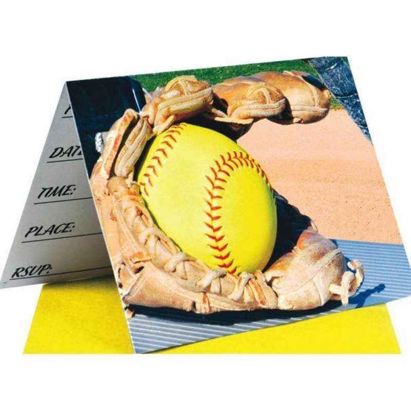 SoftBall Invitations