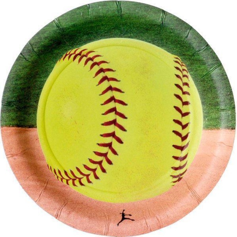 SoftBall Plate 7"
