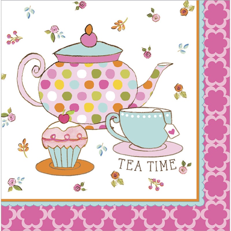 Tea Time Luncheon Napkins (16ct)