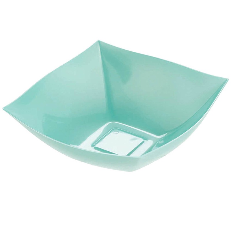 Teal Square 128oz Bowl