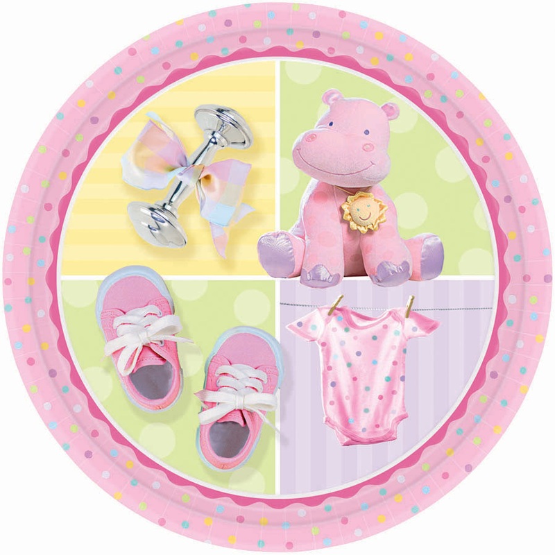 Teeny Tiny Girl Dessert Plates (8ct)