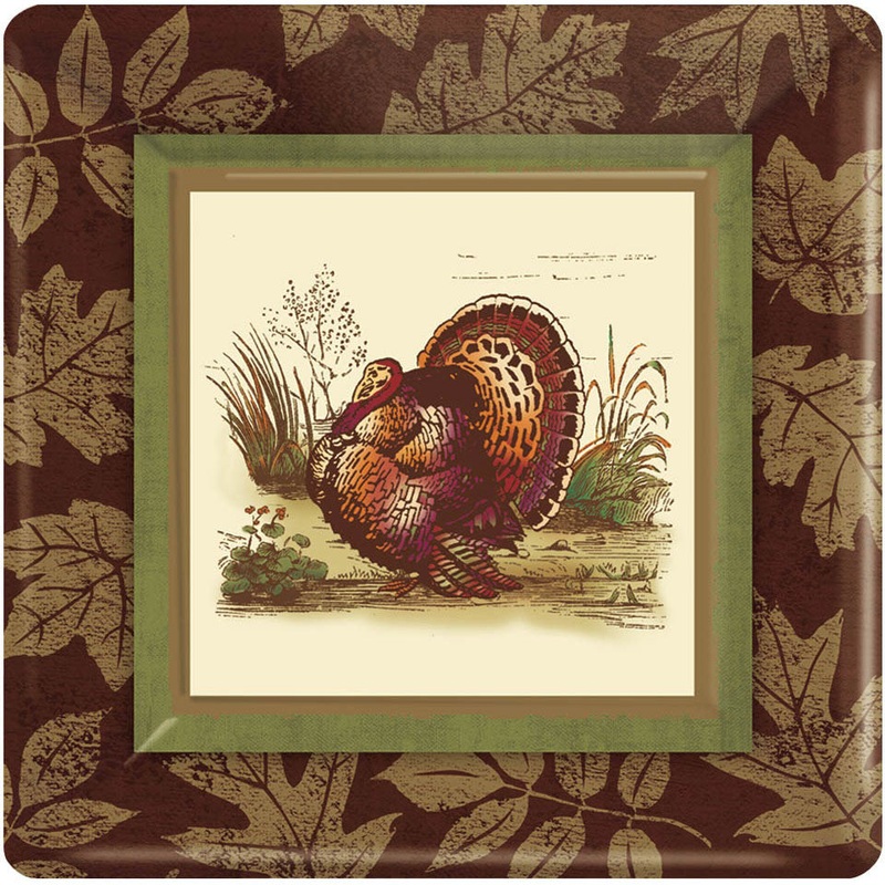 Thanksgiving Sophistication Dessert Plates (8ct)