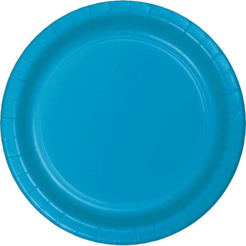 Turquoise Dessert Plates (24ct)