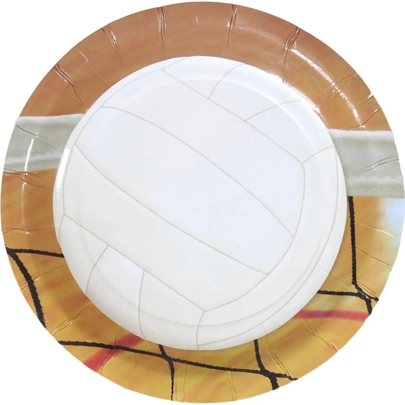 Volleyball Plate 7"