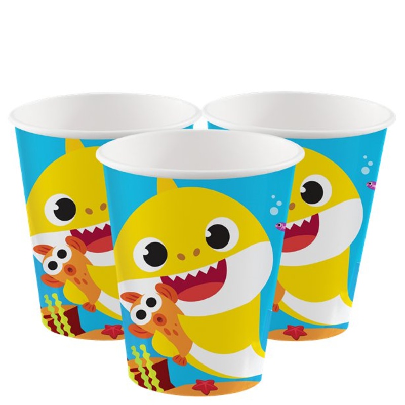 Baby Shark Party Cups (PK8)