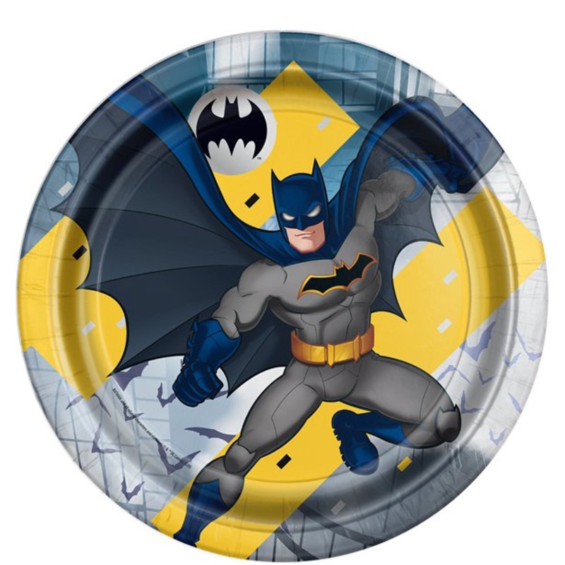 Batman Party Plates (Pk8)