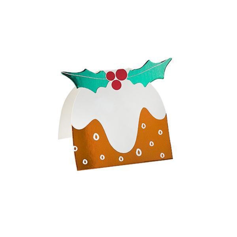 Christmas Pudding Place Cards Pk 10