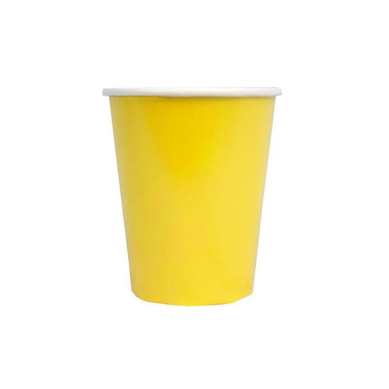 Colour Block Paper Cups (Pk12)