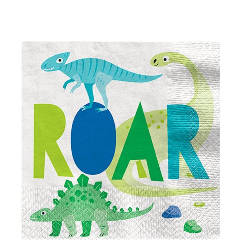 Dinosaur Mix Napkins (PK16)