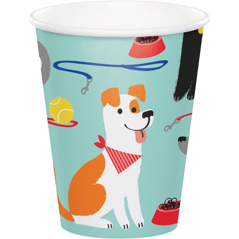Dog Party Cups (PK8)