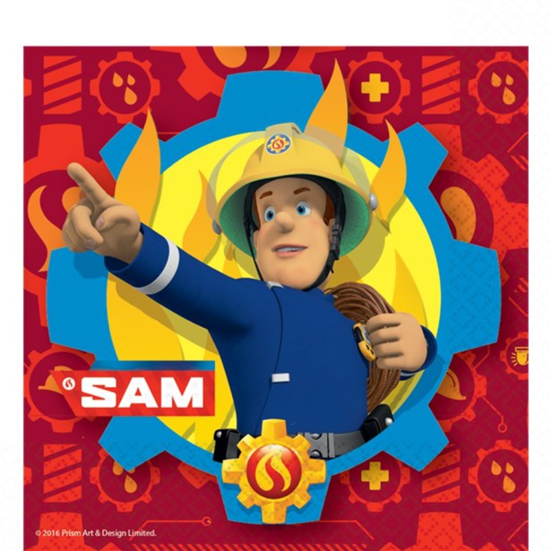 Fireman Sam Party Napkins (Pk16)